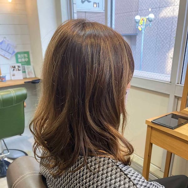 ベージュ系ハイライト