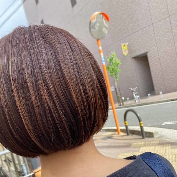 白髪ぼかしハイライト