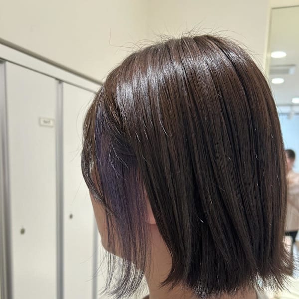 イヤリングカラー×パープル