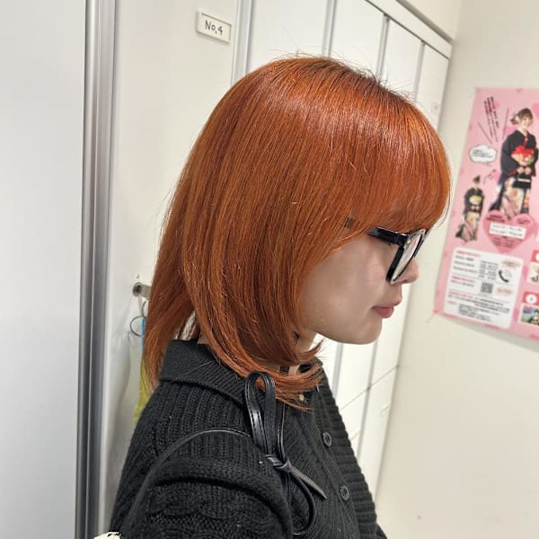 ダブルカラー×オレンジ