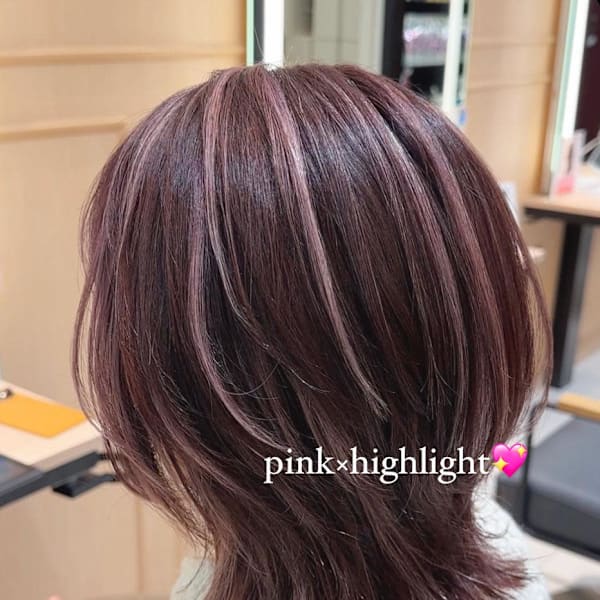 透明感カラー/ブリーチなしWカラー/髪質改善/伊勢原