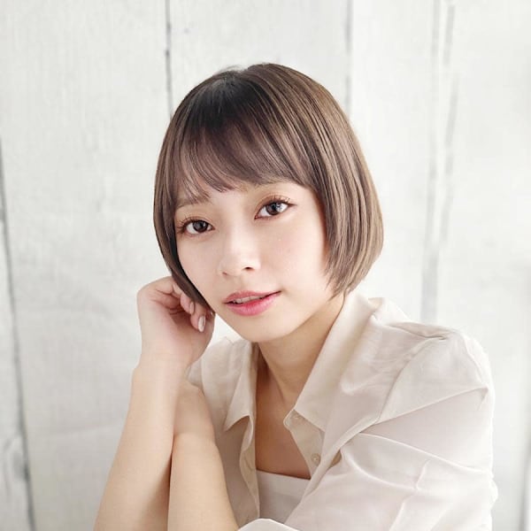 大人可愛いスッキリショートスタイル|hair make nalu 荻窪西口 すずらん通り店
