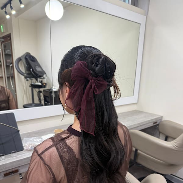 お呼ばれヘア〜カチモリヘア〜