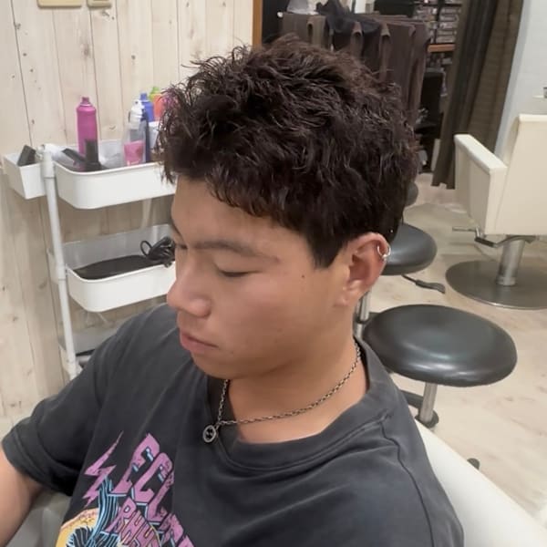 スパイキーショート×ピンパーマ|KORERO hair