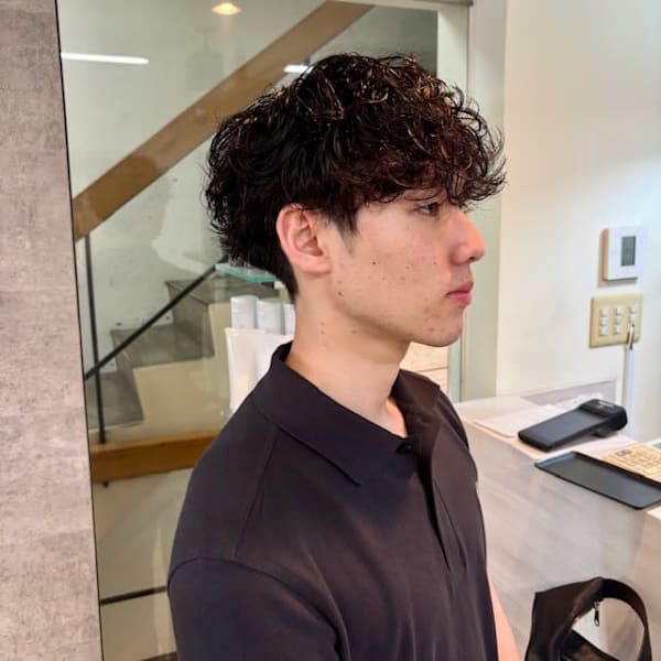 波巻きスパイラルパーマ《谷 昂将》|KHAIR