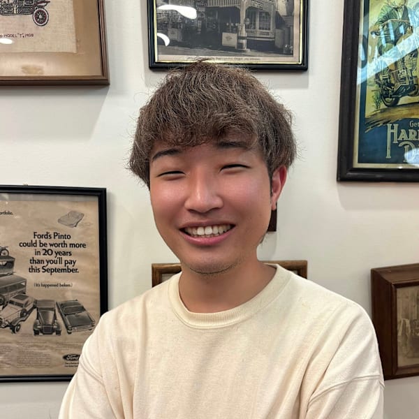 ヒロ銀座 BARBER SHOP 新宿店【ヒロギンザバーバーショップシンジュクテン】のスタッフ紹介。横田 大和