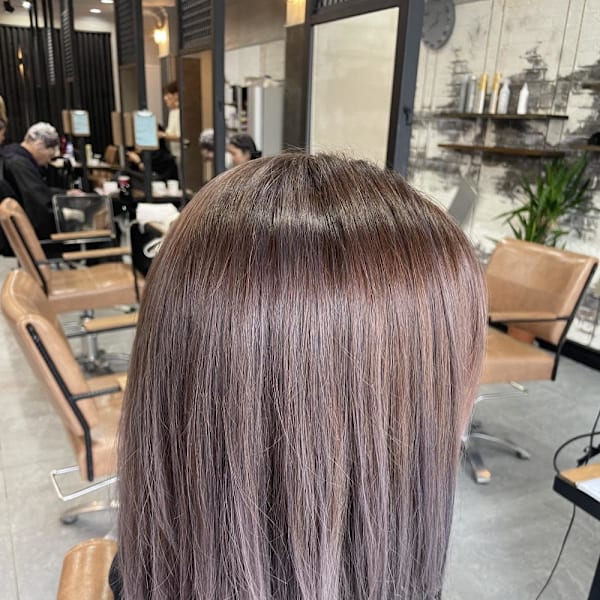 【SHIAN 山本】ピンクグレージュカラー