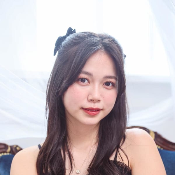 リボンアレンジヘア