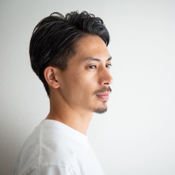 アップバング2ブロック|YuGO HAIR 勝どき店