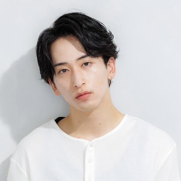 ニュアンスパーマ、アップバングマッシュ|Keyco