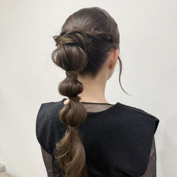 お呼ばれヘア/ヘアアレンジ/ヘアセット/まとめ髪