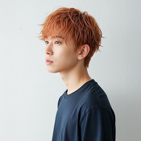 #ダブルカラー　#メンズブリーチカラー