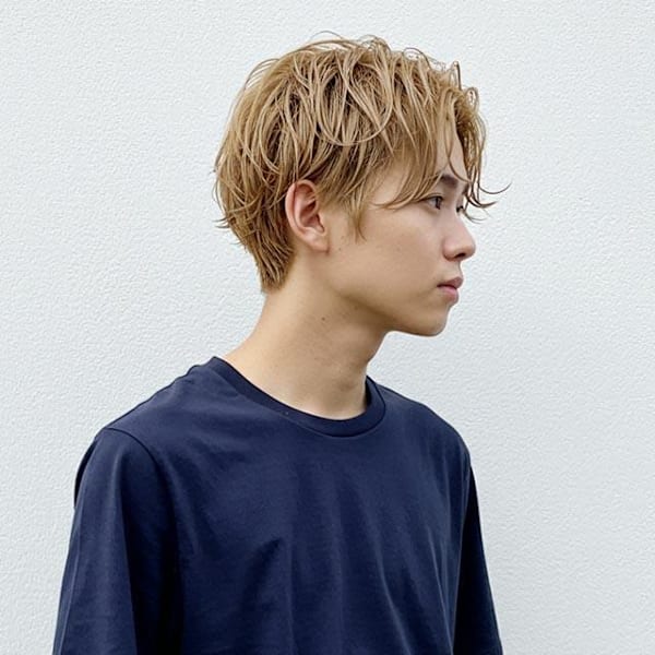 #ブリーチカラー #メンズカット
