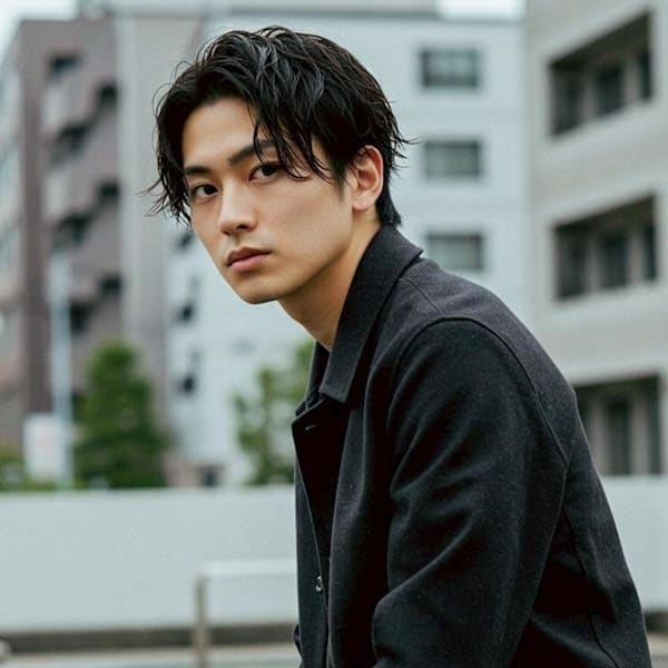 #センターパート　＃メンズパーマ|Pinot　Men's