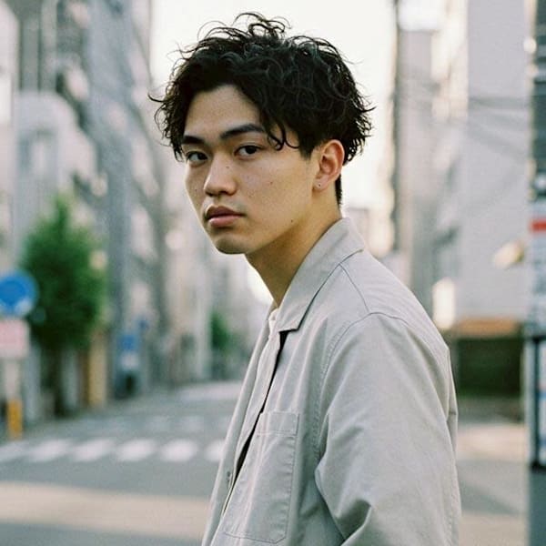 #メンズパーマ　#マッシュスタイル|Liens de HELME（エルメ）なんばマルイ