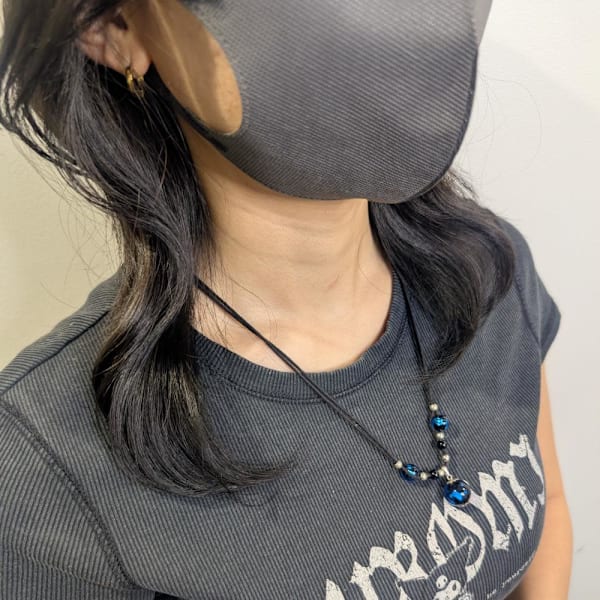 外した後も可愛くイメチェン!