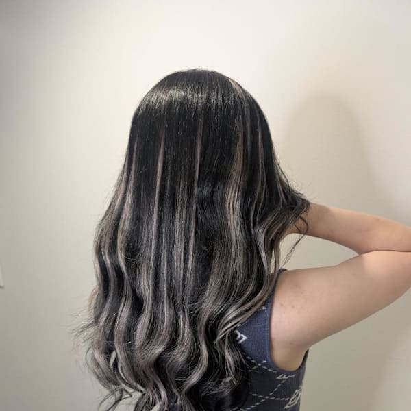 地毛のダメージ0ハイライト