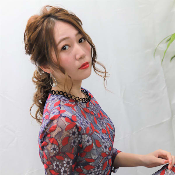 ヘアアレンジ　お呼ばれヘア|Beauty salon laera 五反田店【ラエラ】