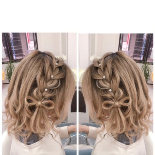 ヘアアレンジ お呼ばれヘア