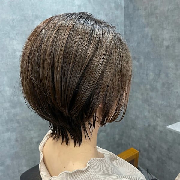 ショート／ショートボブ／大人ショート|glac