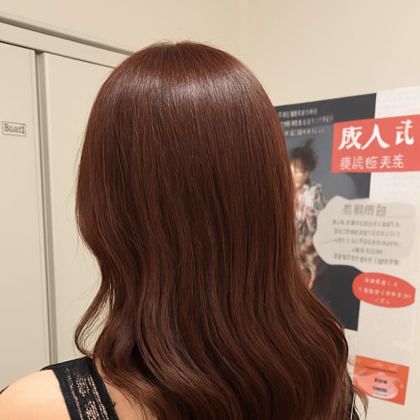 透明感カラー/ブリーチなしWカラー/髪質改善/伊勢原