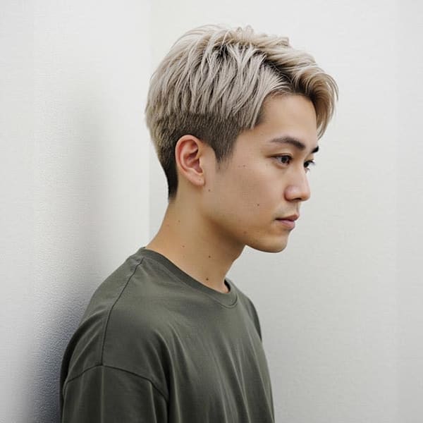 #メンズブリーチカラー #フェードカット