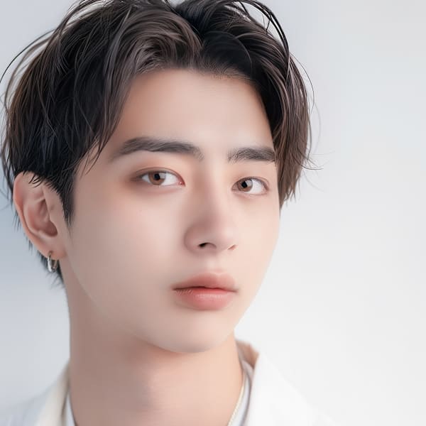 20代30代40代　清潔感センターパート黒髪セクシー＃13|TRAN9UIL graph