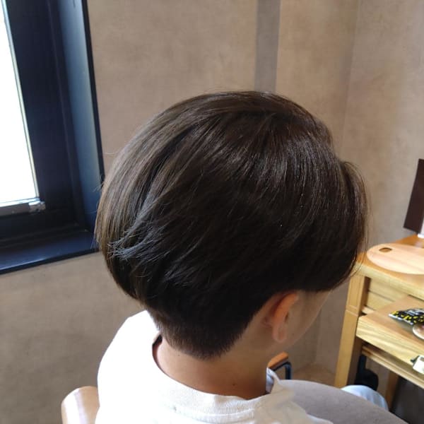 メンズマッシュショート×アッシュグレージュ☆|半個室型美容室 Sourire 姪浜店