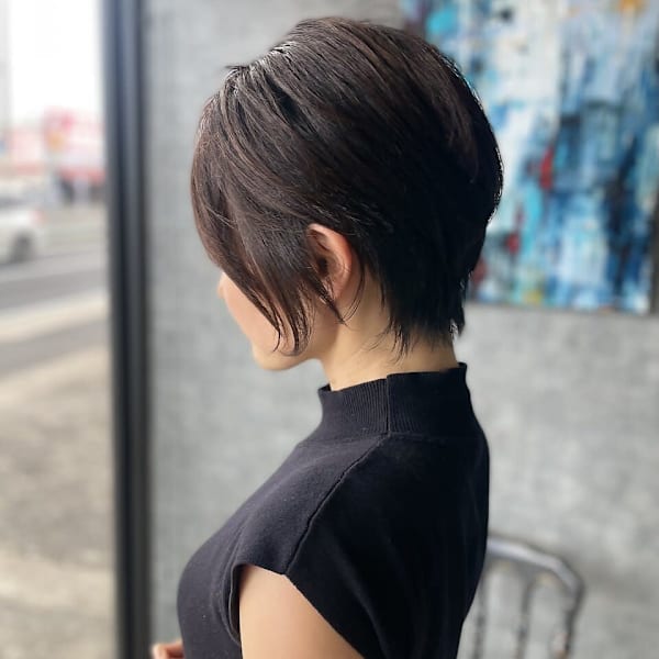 大人かわいい20代30代40代丸みショート|glac