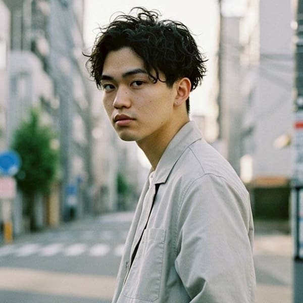 #メンズパーマ　#マッシュスタイル|Liens de HELME（リアン）なんばマルイ