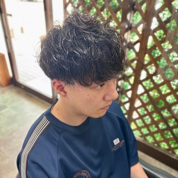 波巻きスパイラルパーマ