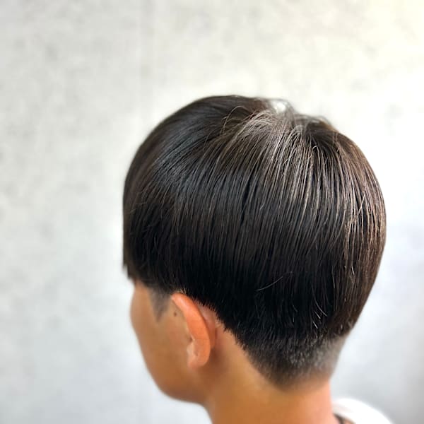 清潔感学生ストレート