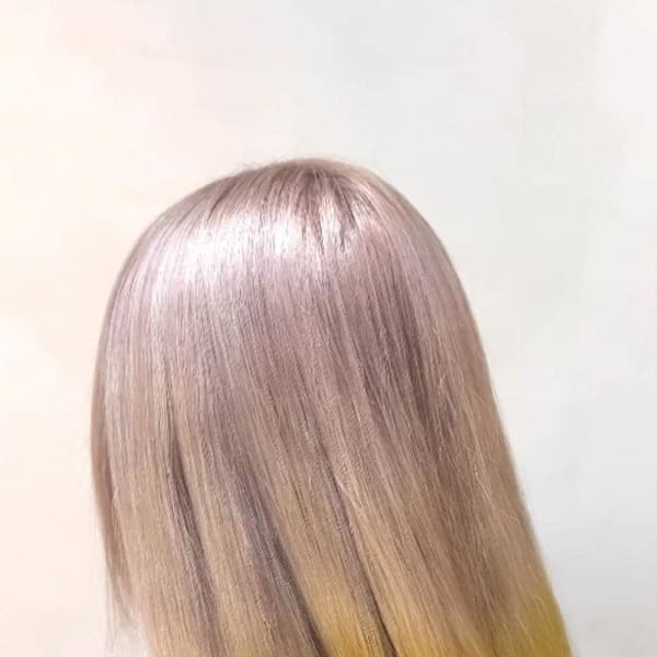 秋っぽいルーツカラー