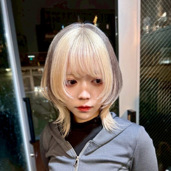 セクションカラー ケアブリーチ デザインカラー 表参道/原宿