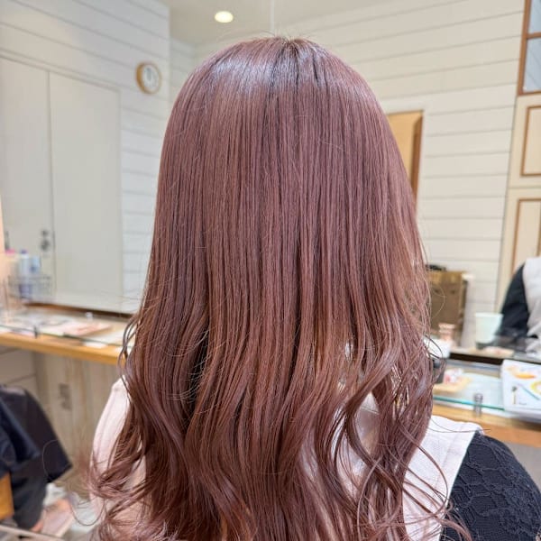 渋谷/ホワイトグレージュ/チェリーブラウン/ミニウルフ