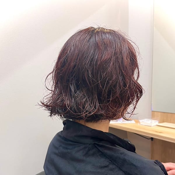 【noi.】チェリーブロッサムボブパーマ