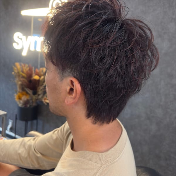 ツーブロック/メンズ/アップバンク/ショート