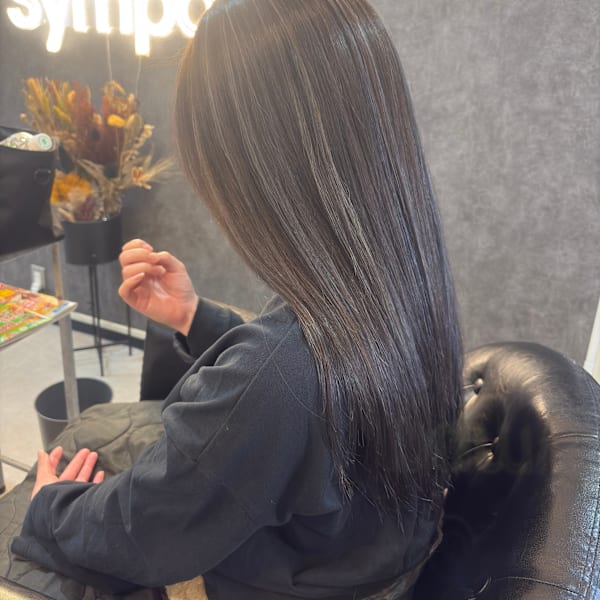 ハイライト/ロング/筋感/コントラストハイライト