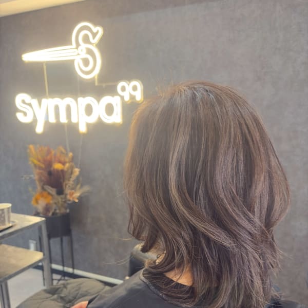 白髪ぼかし/ハイライト/グレイカラー/レイヤー