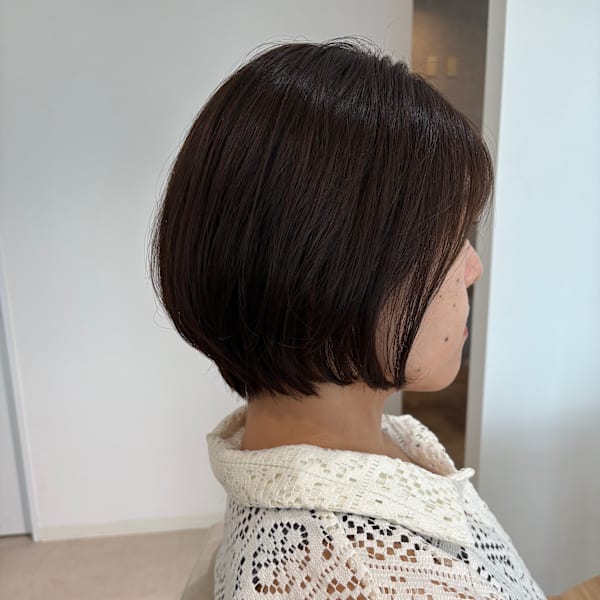 福井大和田/丸みショート/ショートボブ/骨格矯正/簡単セット|coto 福井大和田店 髪質改善トリートメント