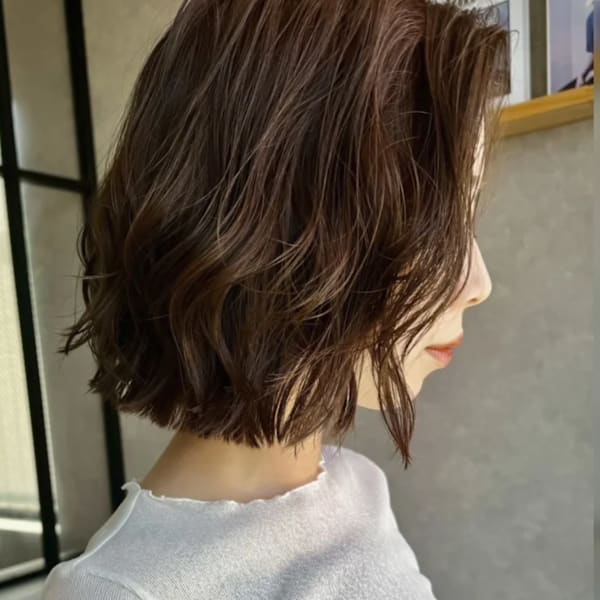 ボブ/ニュアンスパーマ