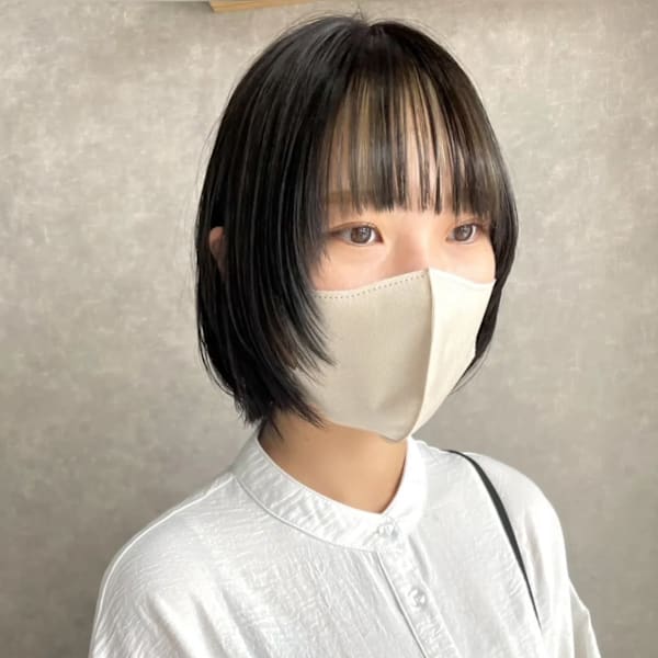 顔まわりレイヤー/ショート