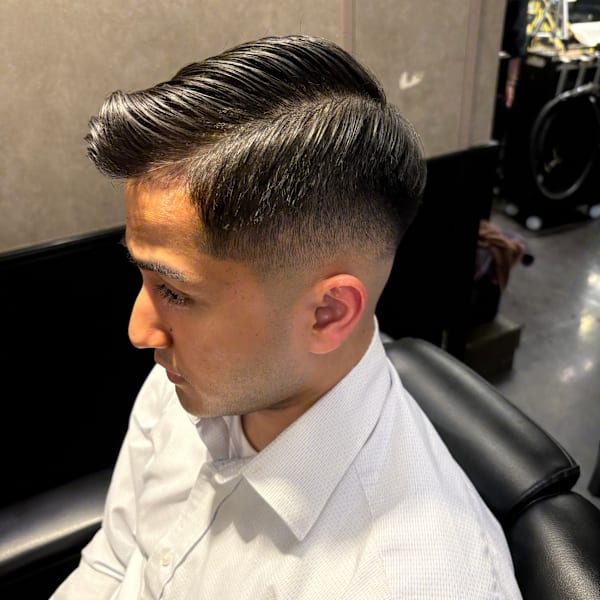 サイドパート ハイフェード