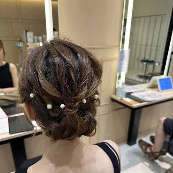 透明感カラー/ブリーチなしWカラー/髪質改善/伊勢原