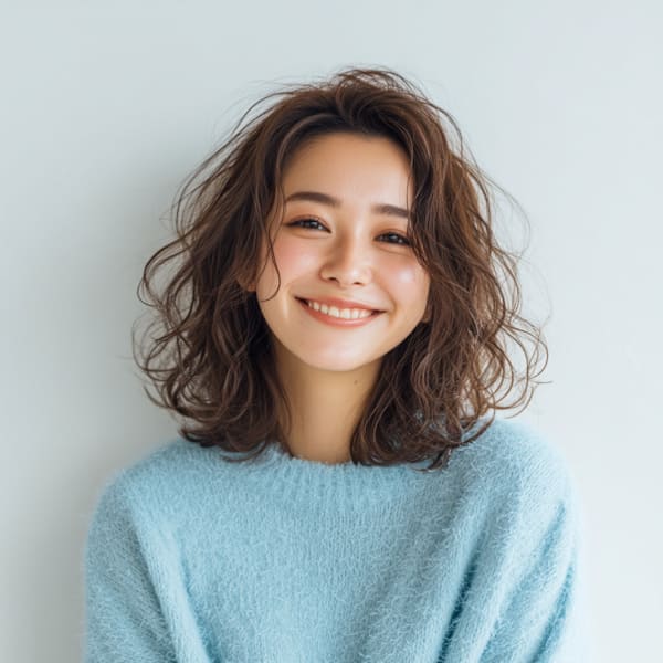 優しめワイルドパーマ