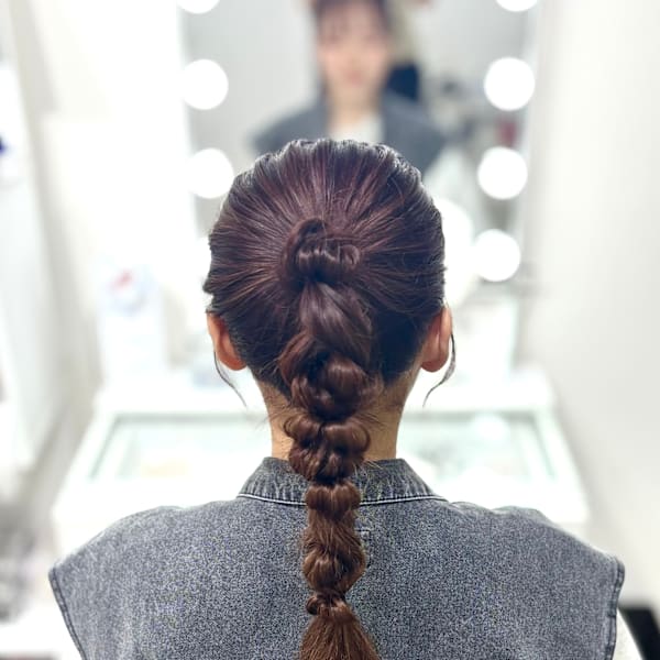 高め編みおろし