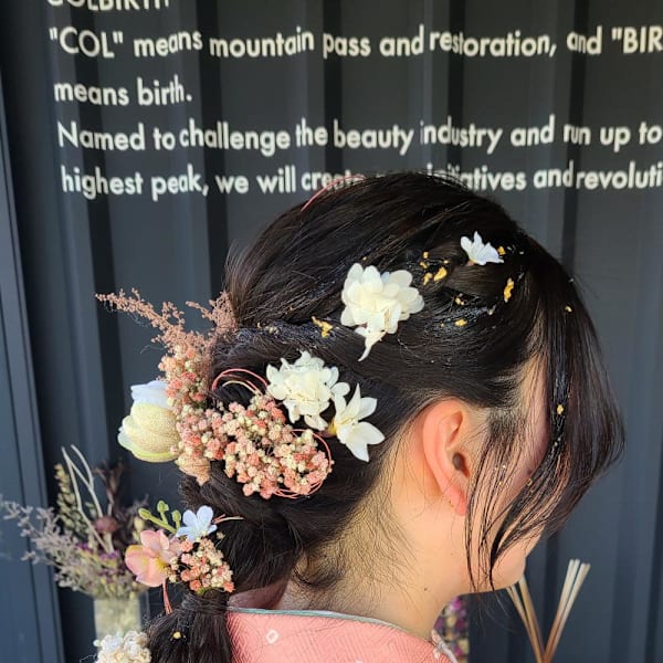 【南部担当】卒業式着付け&ヘアセット/水引アレンジ