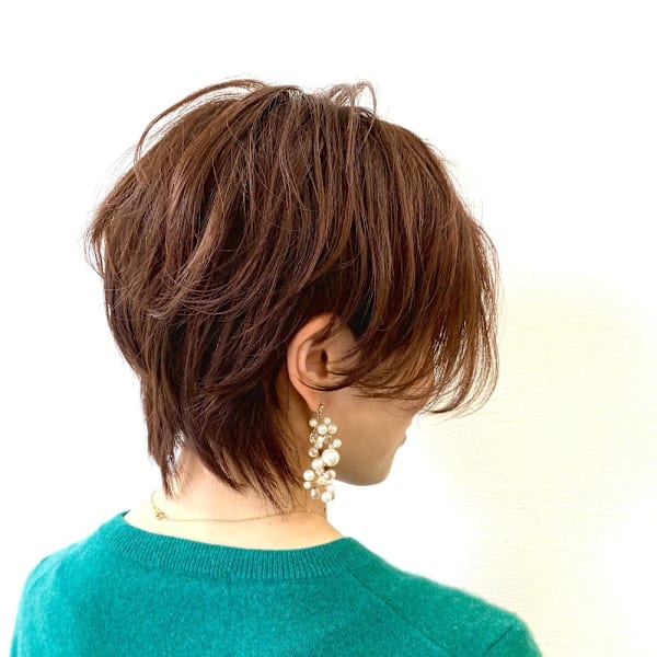 ショートレイヤー|半個室型美容室 Sourire 野芥店