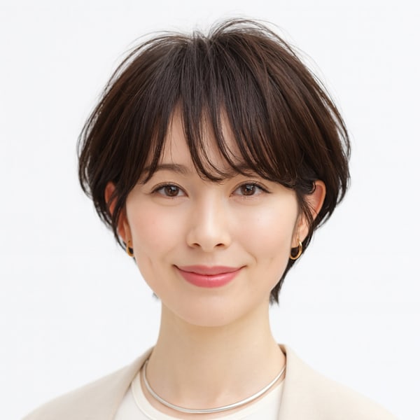 透明感あるショートスタイル|Soleil表参道【ヘッドスパ】