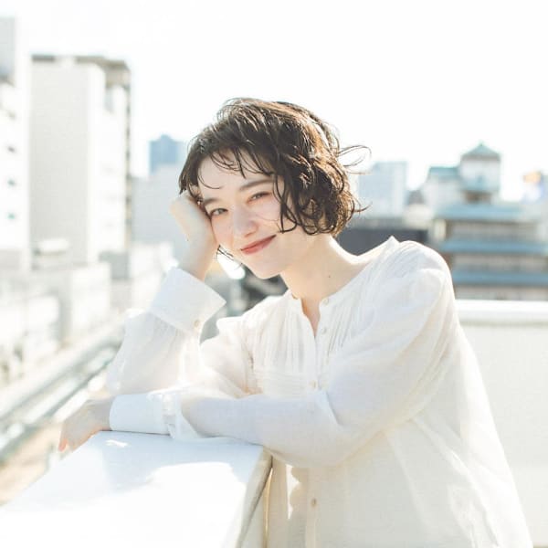 ショートボブ ナチュラル パーマ|hoNua.